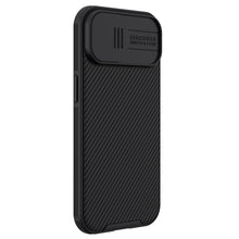 Заредете изображение във визуализатора на галерията – Nillkin CamShield Pro Magnetic Case for iPhone 15 Plus with camera cover - black
