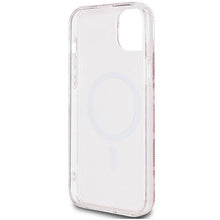 Заредете изображение във визуализатора на галерията – Original faceplate case GUESS GUHMP15MHGCUSTGP for iPhone 15 Plus (Magsafe / IML GCUBE / pink)
