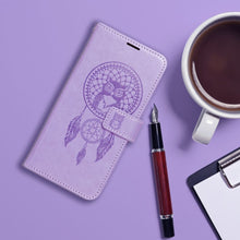 Заредете изображение във визуализатора на галерията – MEZZO Book case for IPHONE 15 Pro dreamcatcher purple
