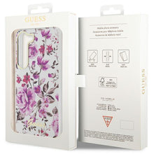 Заредете изображение във визуализатора на галерията – Guess GUHCS23SHCFWST S23 S911 white/white hardcase Flower Collection
