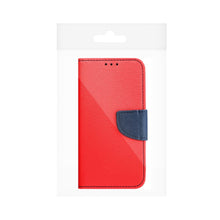 Заредете изображение във визуализатора на галерията – Fancy калъф тип книга за  xiaomi 12 lite red / navy
