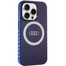 Заредете изображение във визуализатора на галерията – Audi IML Big Logo MagSafe case for iPhone 15 Pro - blue
