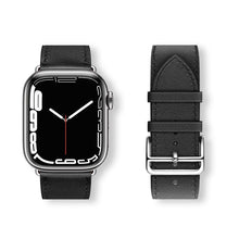 Заредете изображение във визуализатора на галерията – HOCO strap for Apple Watch 42/44/45/49mm Elegant leather WA17 black

