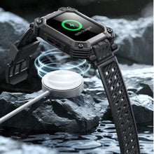 Заредете изображение във визуализатора на галерията – Supcase UNICORN BEETLE PRO &amp; TEMPERED GLASS Apple Watch 4 / 5 / 6 / 7 / 8 / SE (44 / 45MM) BLACK
