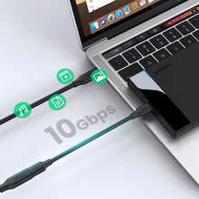 Заредете изображение във визуализатора на галерията – Ugreen cable extension adapter USB C (male) - USB C (female) 100W 10Gb/s 1m black
