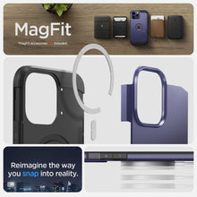 Заредете изображение във визуализатора на галерията – Spigen TOUGH ARMOR MAG MAGSAFE IPHONE 14 PRO DEEP PURPLE
