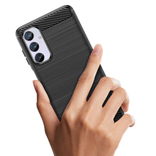 Заредете изображение във визуализатора на галерията – Flexible carbon pattern case for Samsung Galaxy M54 Carbon Case - black
