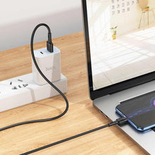 Заредете изображение във визуализатора на галерията – Hoco cable usb to micro 2,4a victory x83 1m black - TopMag
