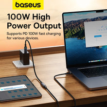 Заредете изображение във визуализатора на галерията – Baseus 10Gbps extension cable 0.5m black
