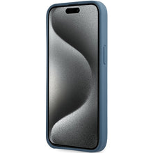 Заредете изображение във визуализатора на галерията – Original Case GUESS hardcase 4G Stripe Collection GUHCP15SG4GLBL for Iphone 13/14/15 blue
