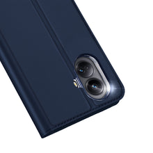 Заредете изображение във визуализатора на галерията – Dux Ducis Skin Pro case for Realme 10 Pro+ flip cover card wallet stand blue
