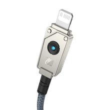 Заредете изображение във визуализатора на галерията – USB C cable - Lightning Baseus Unbreakable 20W 480Mbps 2m - white
