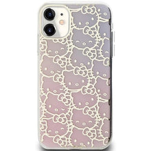 Заредете изображение във визуализатора на галерията – Hello Kitty IML Gradient Electrop Crowded Kitty Head Case for iPhone 11 / Xr - Pink

