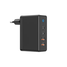 Заредете изображение във визуализатора на галерията – Amazing Thing Wall charger Thunder Pro GaN EUTH100W - 2xUSB + 2xType C - PD 100W black
