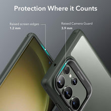Заредете изображение във визуализатора на галерията – ESR CLASSIC KICKSTAND GALAXY S23 ULTRA CLEAR/GREEN
