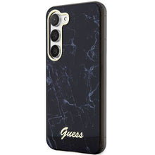Заредете изображение във визуализатора на галерията – Guess GUHCS23SPCUMAK S23 S911 black/black hardcase Marble
