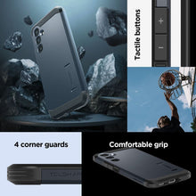 Заредете изображение във визуализатора на галерията – Futerał SPIGEN Tough Armor do SPIGEN A54 5G metal slate
