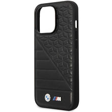 Заредете изображение във визуализатора на галерията – Case BMW BMHCP14L22PMGK iPhone 14 Pro 6.1" black/black Bi Pattern
