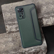 Заредете изображение във визуализатора на галерията – Razor калъф тип книга за xiaomi mi 11 lite 5g / mi 11 lite lte ( 4g ) / mi 11 lite ne dark green - TopMag
