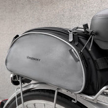 Заредете изображение във визуализатора на галерията – Wozinsky bike carrier bag with shoulder strap 13l black (WBB1BK)
