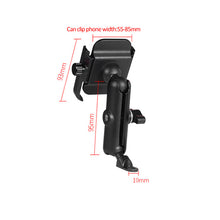Заредете изображение във визуализатора на галерията – Motorcycle phone holder Motowolf with USB port to mirror
