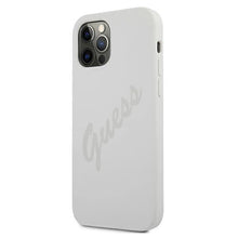 Заредете изображение във визуализатора на галерията – Guess GUHCP12MLSVSCR iPhone 12/12 Pro 6,1" kremowy/cream hardcase Script Vintage
