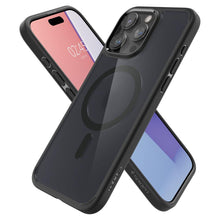 Заредете изображение във визуализатора на галерията – Spigen ULTRA HYBRID MAG MAGSAFE IPHONE 15 PRO FROST BLACK
