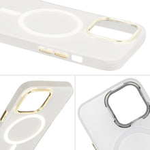 Заредете изображение във визуализатора на галерията – Magnetic Frosted Case for Iphone 15 Pro White

