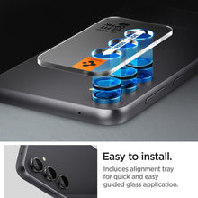 Заредете изображение във визуализатора на галерията – CAMERA COVER Spigen OPTIK.TR ”EZ FIT” CAMERA PROTECTOR 2-PACK GALAXY S23 FE BLACK
