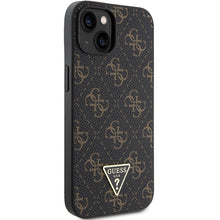 Заредете изображение във визуализатора на галерията – Original Case GUESS hardcase 4G Triangle Metal Logo GUHCP15MPG4GPK for Iphone 14 Plus/ 15 Plus black

