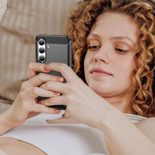 Заредете изображение във визуализатора на галерията – Carbon Case for Samsung Galaxy S24 Flexible Silicone Carbon Cover - Black
