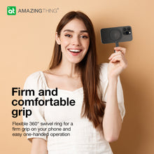 Заредете изображение във визуализатора на галерията – Amazing Thing Ring Titan Mag Magnetic holder stand IGTMBK black
