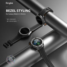 Заредете изображение във визуализатора на галерията – Ringke Bezel Styling case frame envelope ring Samsung Galaxy Watch 3 45 mm black (Stainless Steel) (GW3-45-08)
