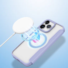 Заредете изображение във визуализатора на галерията – iPhone 15 Pro Magnetic MagSafe Flip Case Dux Ducis Skin X Pro - Purple

