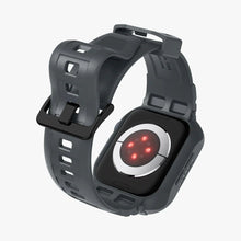 Заредете изображение във визуализатора на галерията – Spigen Rugged Armor Pro Case for Apple Watch 4 / 5 / 6 / 7 / 8 / 9 / SE (44 / 45 mm) - Dark Gray
