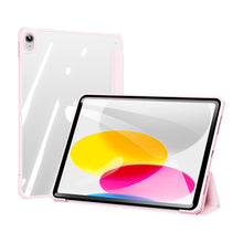 Заредете изображение във визуализатора на галерията – Dux Ducis Copa case for iPad 10.9'' 2022 (10 gen.) smart cover stand pink
