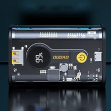 Заредете изображение във визуализатора на галерията – Dudao power bank 10000mAh 1xUSB-C / 1xUSB-A 22.5W PD black (K16)
