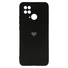 Заредете изображение във визуализатора на галерията – Vennus Silicone Heart Case for Xiaomi Redmi 10C design 1 black
