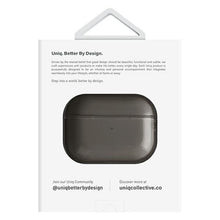 Заредете изображение във визуализатора на галерията – Uniq case Glase AirPods Pro 2 smoke/glossy smoke gen
