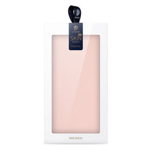 Заредете изображение във визуализатора на галерията – Dux Ducis Skin Pro Case for Samsung Galaxy S23 Flip Card Wallet Stand Pink
