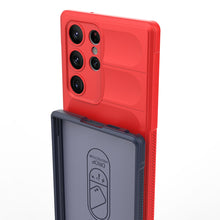 Заредете изображение във визуализатора на галерията – Magic Shield Case for Samsung Galaxy S23 Ultra flexible armored cover red
