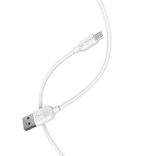 Заредете изображение във визуализатора на галерията – Borofone Cable BX14 LinkJet - USB to Micro USB - 2,4A 1 metre white
