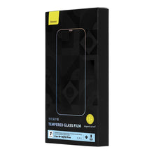 Заредете изображение във визуализатора на галерията – Baseus Privacy Tempered Glass for iPhone 12 Pro / 12 Full Screen 0.4mm Privacy Filter Anti Spy + Mounting Kit
