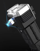 Заредете изображение във визуализатора на галерията – LED Flashlight LT2 Rescue (hammer, belt cutter, magnet) waterproof red
