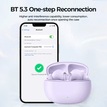 Заредете изображение във визуализатора на галерията – TWS Joyroom Funpods Series JR-FB3 Bluetooth 5.3 wireless headphones - purple
