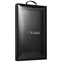 Заредете изображение във визуализатора на галерията – iCarer Metal Clip Vintage Folio Genuine Leather Flip Cover for iPhone XS / iPhone X green (RIX02-GN)
