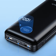 Заредете изображение във визуализатора на галерията – Choetech powerbank PD 45W 20000mAh black (B653)
