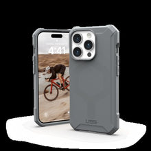 Заредете изображение във визуализатора на галерията – UAG Essential Armor Magsafe - protective case for iPhone 15 Pro (silver)

