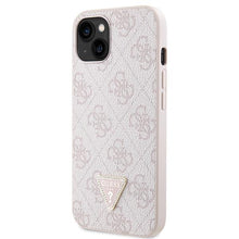 Заредете изображение във визуализатора на галерията – Guess GUHCP13MP4TDSCPP case for iPhone 13 - pink Crossbody 4G Metal Logo

