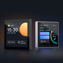 Заредете изображение във визуализатора на галерията – Sonoff smart home control panel with touchscreen Zigbee 3.0 Google Assistant, Alexa black (NSPanel Pro)
